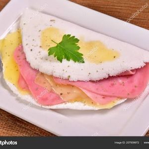 imagem do produto Tapioca c/ Mussarela, Presunto 