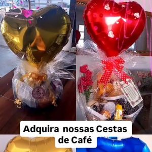 imagem do produto CESTA COM BALÃO LAMINADO