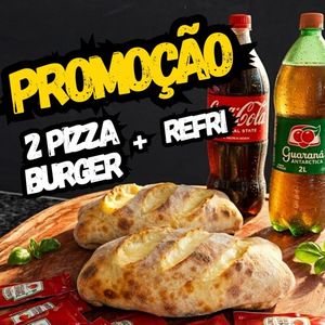 imagem do produto PROMOÇÃO ( 2 PIZZA BURGER + REFRI 2 LITROS )