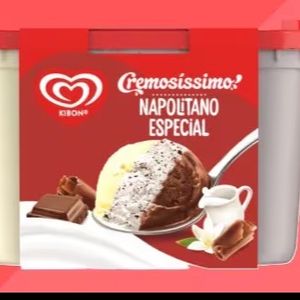 imagem do produto Pote Kibon Cremosíssimo Napolitano Especial 2l