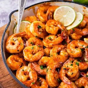 imagem do produto garlic and oil shrimp (camarão alho e óleo )