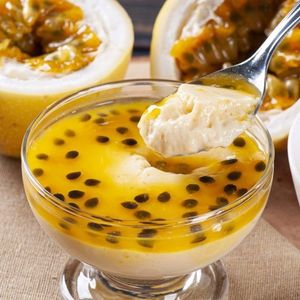 imagem do produto passion fruit mousse (mousse de maracujá)