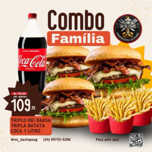 imagem do produto COMBO FAMÍLIA TRIO BAASA + TRIO BATATA + COCA 1L