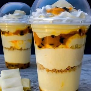 imagem do produto copo da felicidade de maracuja +geleia caseira 