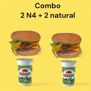 imagem do produto  COMBO 2 N°4 + 2 NATURAL 