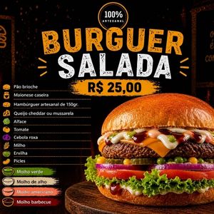 imagem do produto Burguer Salada com Batata Frita