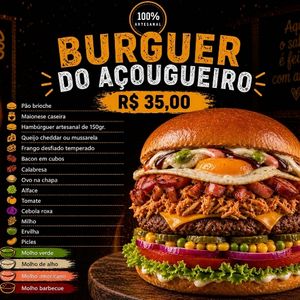 imagem do produto Burguer do Açougueiro com Batata Frita