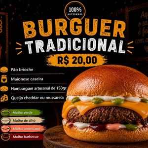 imagem do produto Burguer Tradicional com Fritas