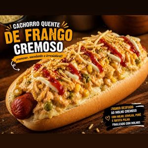 imagem do produto Cachorro quente frango cremoso