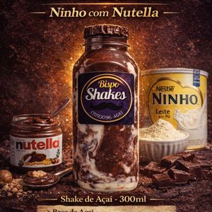 imagem do produto Shake de Açaí Ninho com Nutella