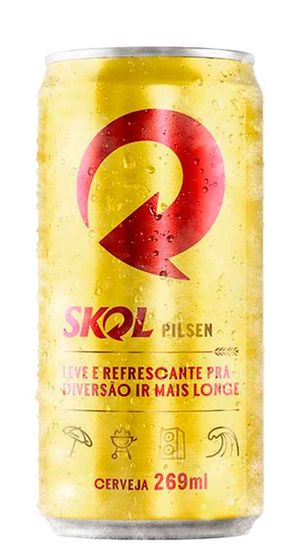 imagem do produto Cerveja Skol Lata 269ml
