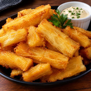 imagem do produto Macaxeira frita + molho 