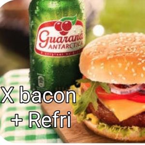 imagem do produto X bacon mas refrigerante lata