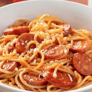 imagem do produto ESPAGUETE COM LINGUIÇA CALABRESA