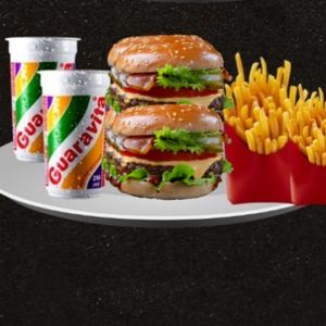 imagem do produto TRIO DE 2 X TUDO + 2 BATATA+ 2 GUARAVITA