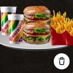imagem do produto TRIO DE 2 X DUPLO + 2 BATATA + 2 GUARAVITA
