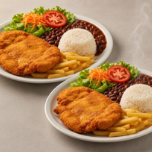 imagem do produto Combo 2 Marmitas - Frango Empanado 150g