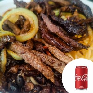 imagem do produto Isca de Carne + Coca Lata(220ml)