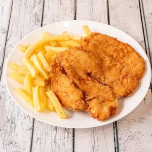 imagem do produto Filé de Frango à milanesa com batata frita