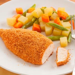 imagem do produto Filé de frango à milanesa com salada de legumes