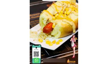 imagem do produto Double Bocca hot-dog Especial. (duas salsichas) mais coca cola lata