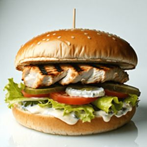 imagem do produto X-Filé de Frango c/ Carne de Hambúrguer