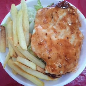 imagem do produto Filé de frango parmegiana com fritas ( 1 filé ) 