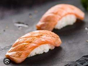 imagem do produto Niguiri de salmão maçaricado