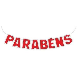 imagem do produto Faixa Parabéns - Vermelho