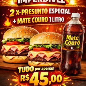 imagem do produto 2 x presunto especial + 1 Mate couro 1 litro 