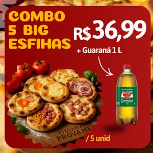 imagem do produto 5 Big Esfiha + Guaraná 1 L