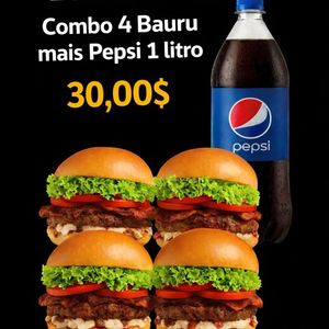 imagem do produto Combo Bauru + Pepsi 1 litro 