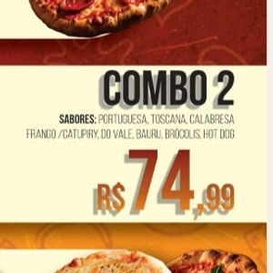 imagem do produto 2 PIZZAS POR 74,99