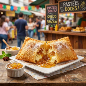 imagem do produto Pastel de queijo e geleia de abacaxi