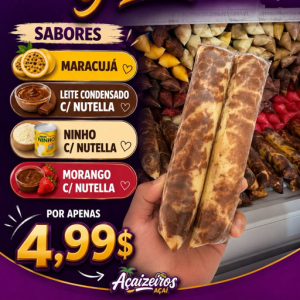 imagem do produto Geladinho morango com Nutella
