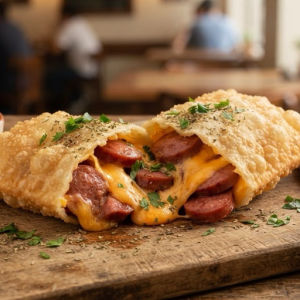 imagem do produto Pastel de calabresa c/ cheddar