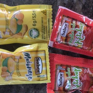 imagem do produto Maionese e ketchup (saches)