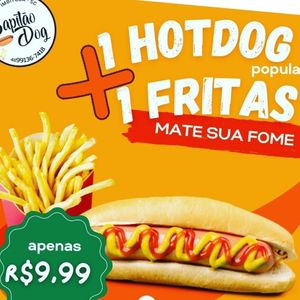 imagem do produto Combinho de hot dog popular aberto
