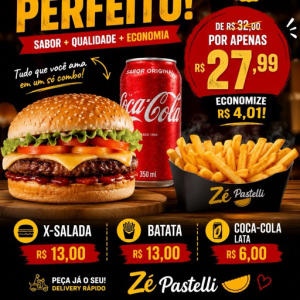 imagem do produto Combo Hambúrguer