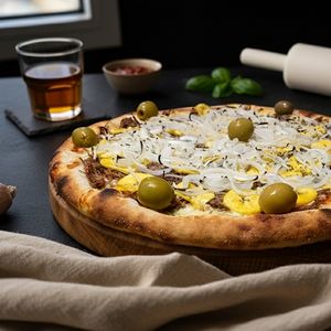 imagem do produto Pizza Carne de sol com banana (8 Pedaços)