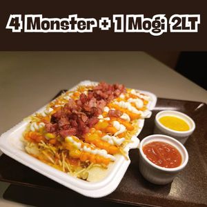 imagem do produto Combo familia Monster (4 Dog Monter + 1 Mogi 2Lt)