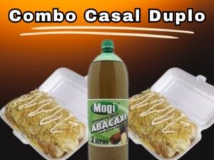 imagem do produto Combo casal Dog tradicional  (2 Hot Dog Duplo + Refri Mogi 2 l)