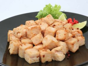 imagem do produto Quentinha media  filé  de frango grelhado cubinhos