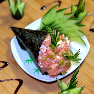 imagem do produto Temaki de Salmão cru.