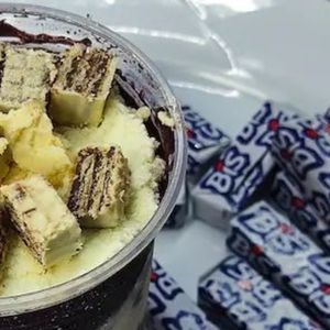 imagem do produto WHITE (1 LITRO)AÇAÍ PREMIUM, CREME DE NINHO, LEITE NINHO, BIS BRANCO.