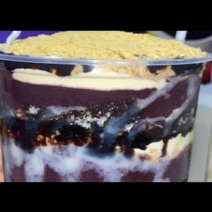 imagem do produto (POTE 1 LITRO)AÇAÍ PREMIUM,LEITE NINHO,LEITE CONDENSADO,PAÇOCA. 