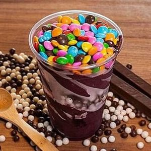 imagem do produto (CHOCO KIDS)AÇAÍ PREMIUM,COBERTURA DE MORANGO,CHOCOBALL,MARSHMALLOW.