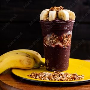 imagem do produto (FITNESS)AÇAÍ,MEL,GRANOLA, BANANA.