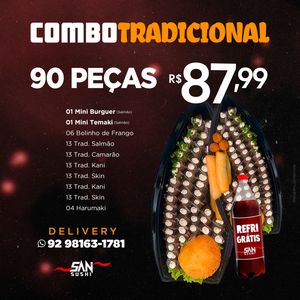 imagem do produto COMBO TRADICIONAL (90 Peças)+Refri Grátis