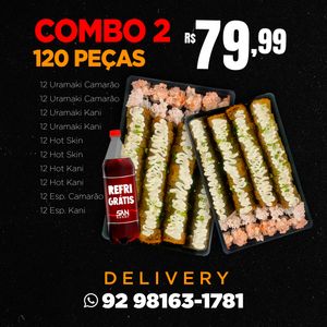 imagem do produto COMBO 2 (120 Peças) + Refri Grátis